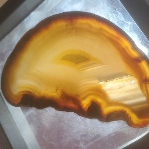Carnelian Fire Agate Slice